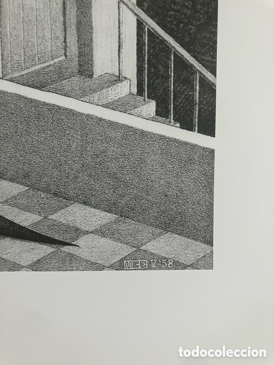 Otros objetos de arte: L&aacute;mina belvedere de Escher - Foto 6