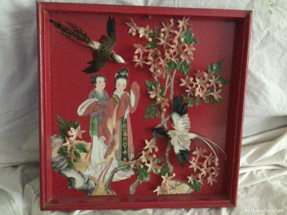 Otros objetos de arte: Cuadro oreintal en relieve