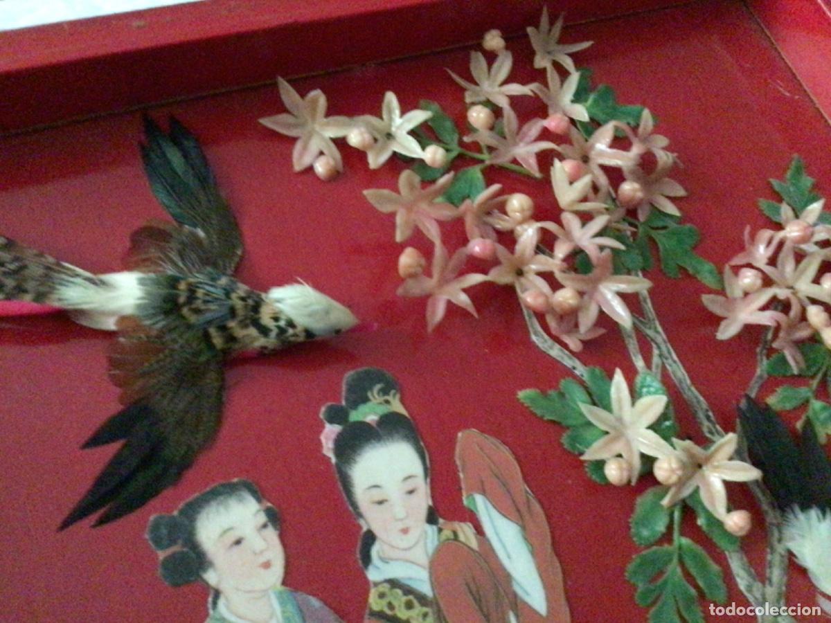 Otros objetos de arte: Cuadro oriental japon en relieve - Foto 6