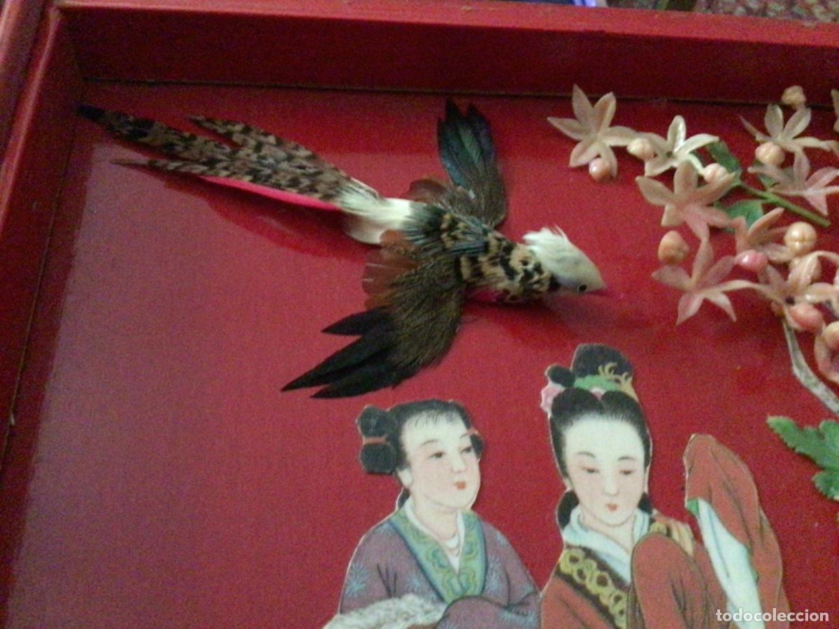 Otros objetos de arte: Cuadro oriental japon en relieve - Foto 7