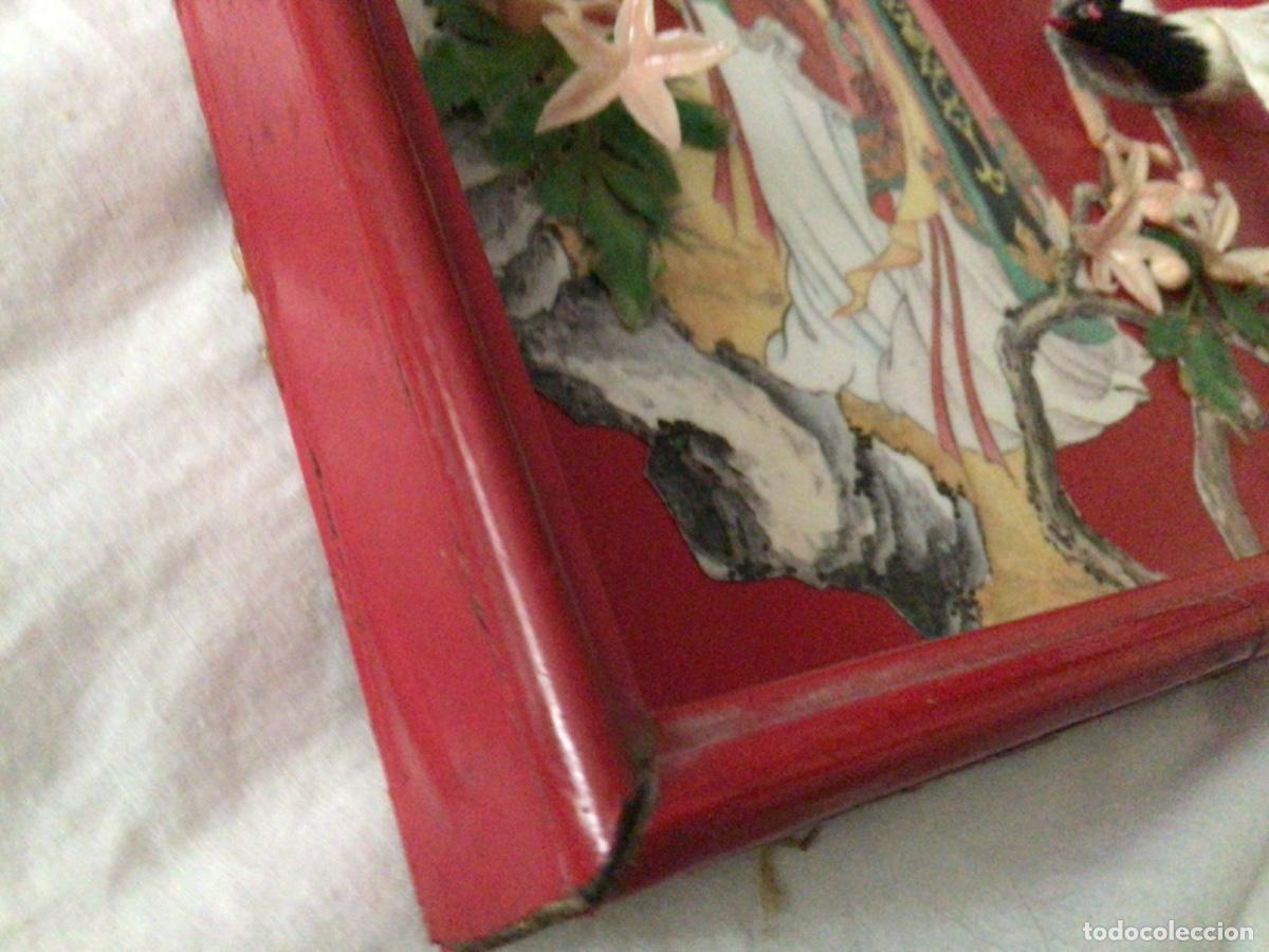 Otros objetos de arte: Cuadro oriental japon en relieve - Foto 8