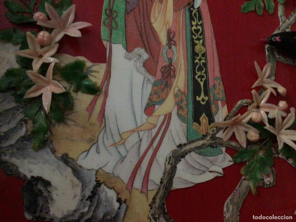 Otros objetos de arte: Cuadro oriental japon en relieve - Foto 9