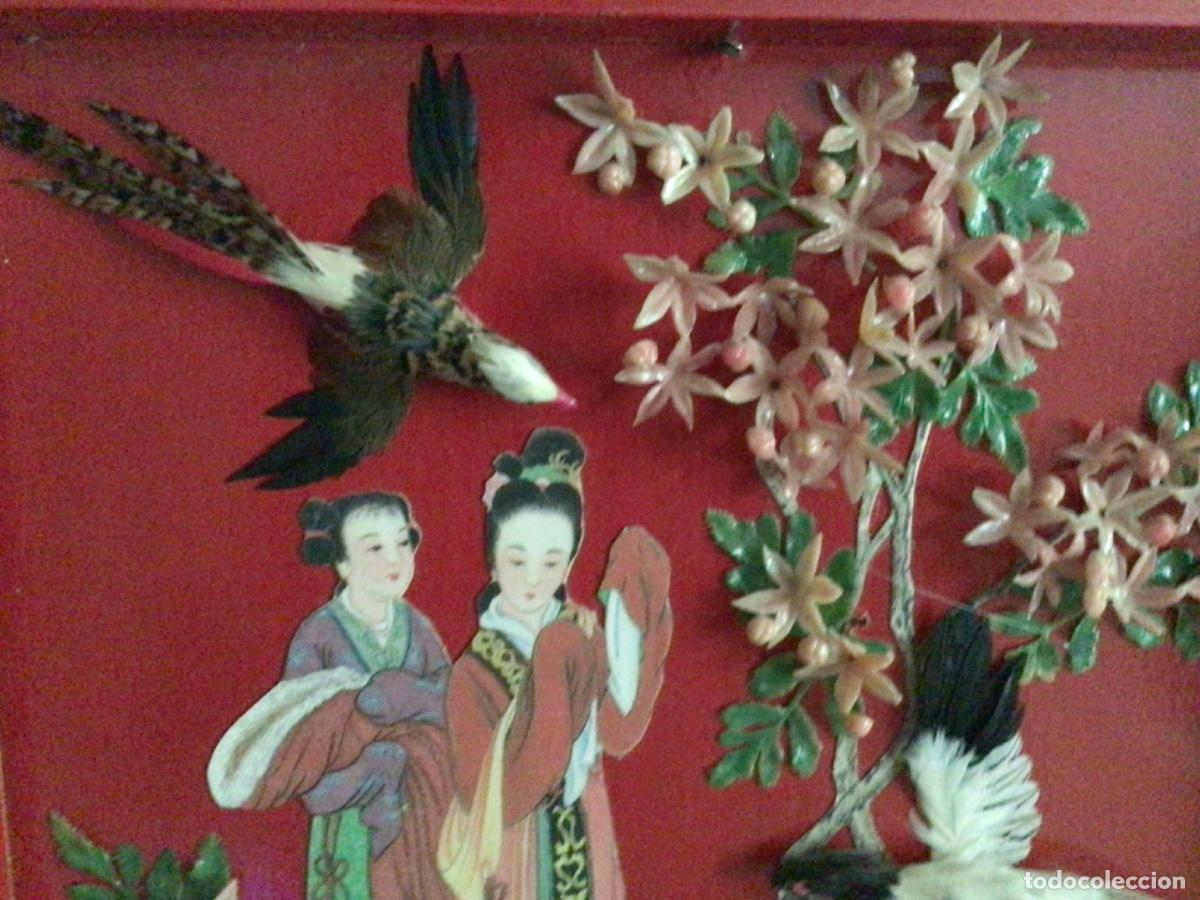 Otros objetos de arte: Cuadro oriental japon en relieve - Foto 10