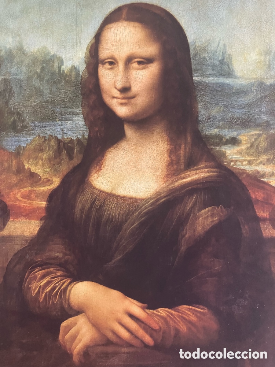 Otros objetos de arte: L&aacute;mina de la Mona Lisa - Foto 2