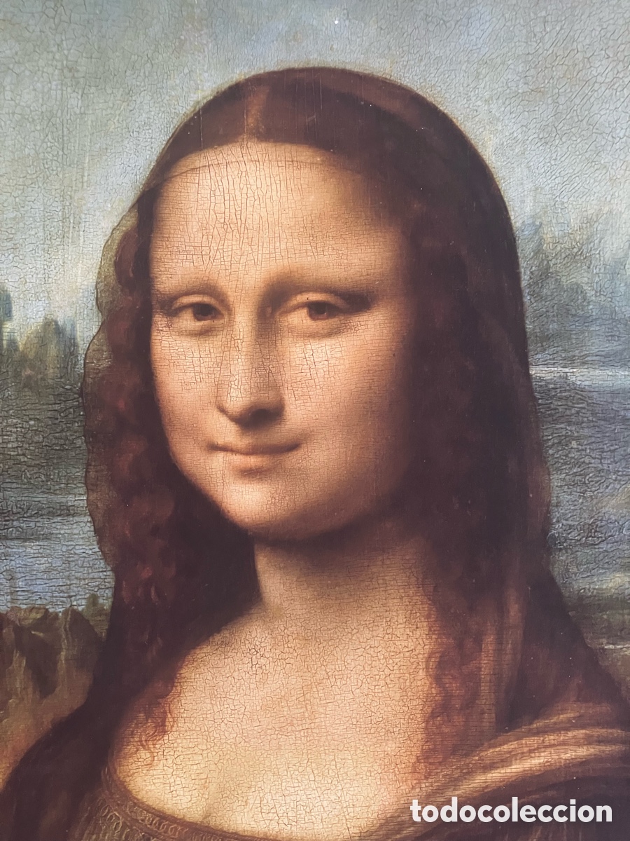 Otros objetos de arte: L&aacute;mina de la Mona Lisa - Foto 3