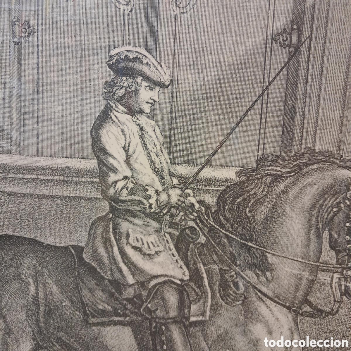 Otros objetos de arte: Tres cuadros con grabados de caballos - Foto 9