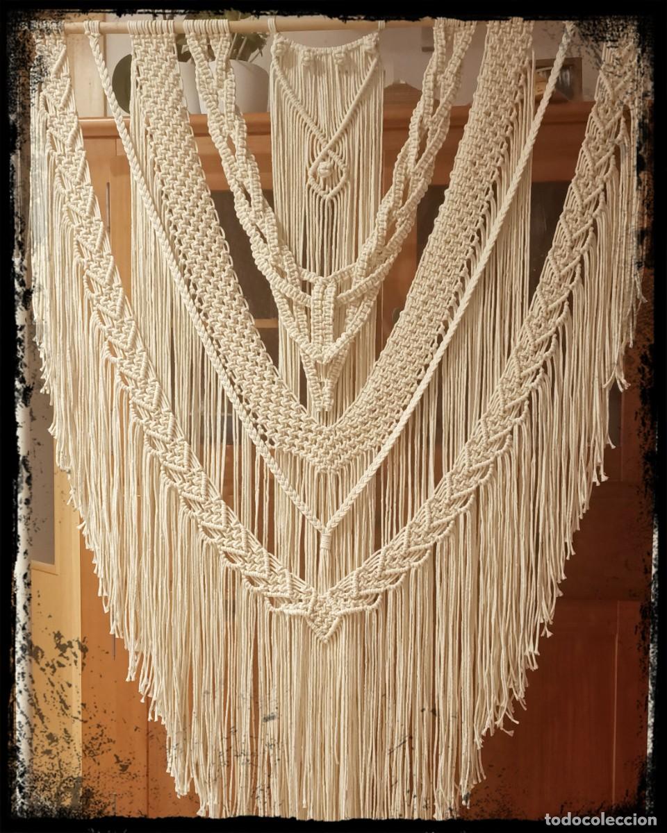 Otros objetos de arte: Gran tapiz de macram&eacute;