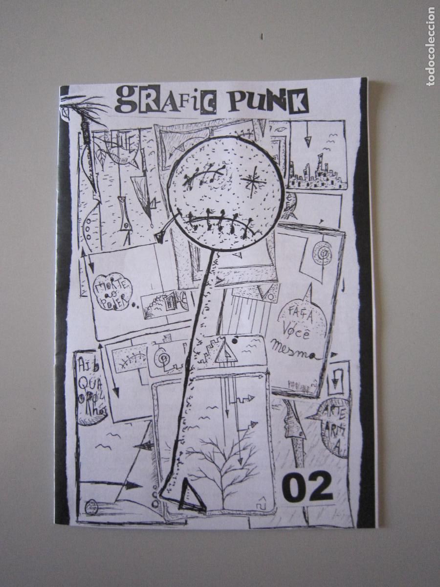 Otros objetos de arte: FANZINE - PUNK - ILUSTRACI&Oacute;N - GRAFIC PUNK N&ordm;2 - IMPORTACI&Oacute;N BRASIL - FANCINE - ZINE