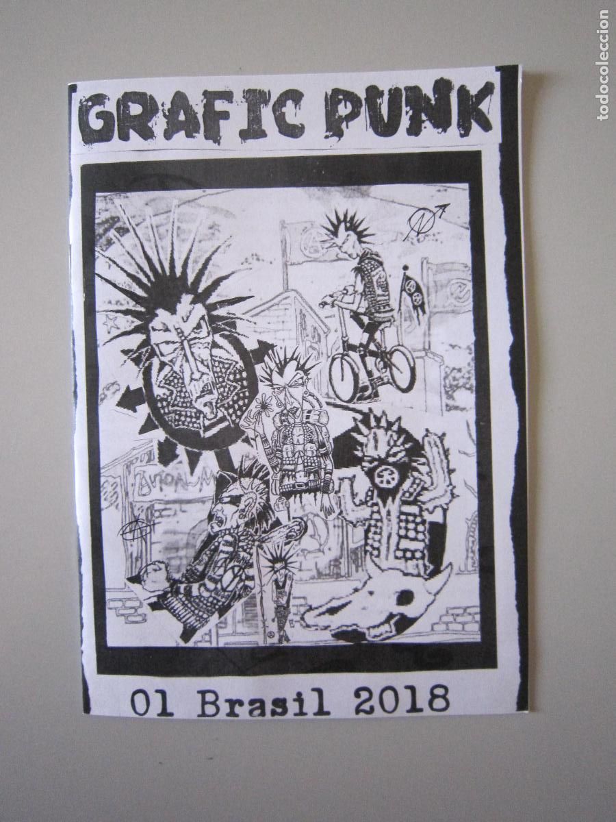 Otros objetos de arte: FANZINE - PUNK - ILUSTRACI&Oacute;N - GRAFIC PUNK N&ordm;1 - IMPORTACI&Oacute;N BRASIL - FANCINE - ZINE