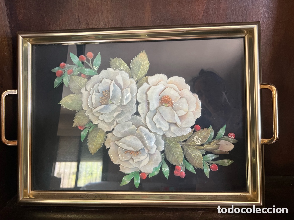 Otros objetos de arte: Bandeja/cuadro decorativo 3D artesanal