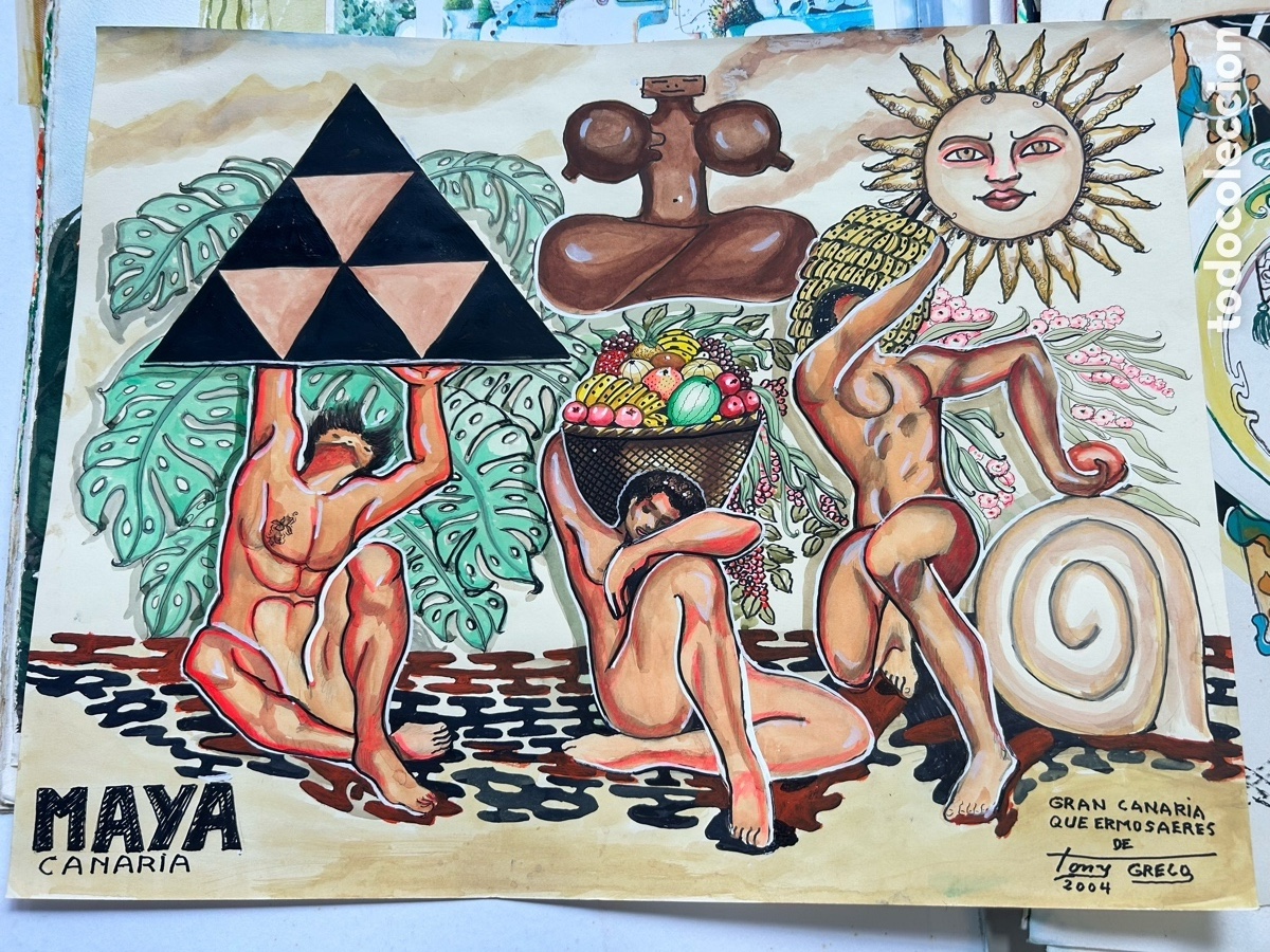Otros objetos de arte: Colecci&oacute;n de 60 obras originales de Tony Greco - Foto 2