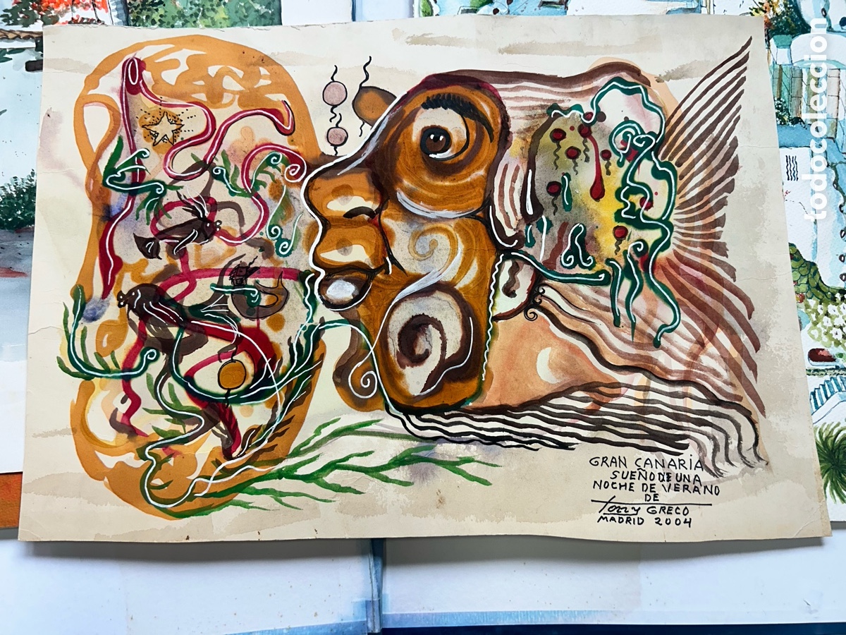 Otros objetos de arte: Colecci&oacute;n de 60 obras originales de Tony Greco - Foto 5