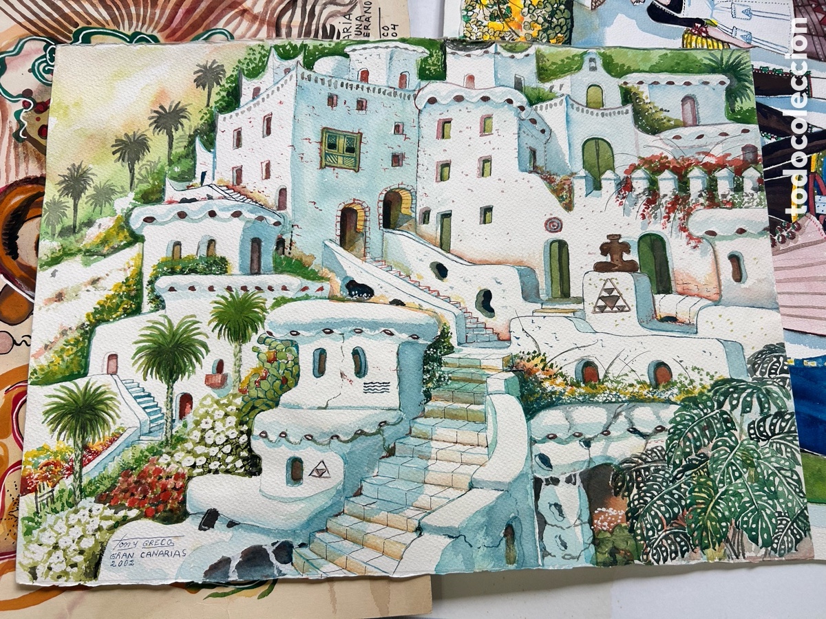 Otros objetos de arte: Colecci&oacute;n de 60 obras originales de Tony Greco - Foto 7