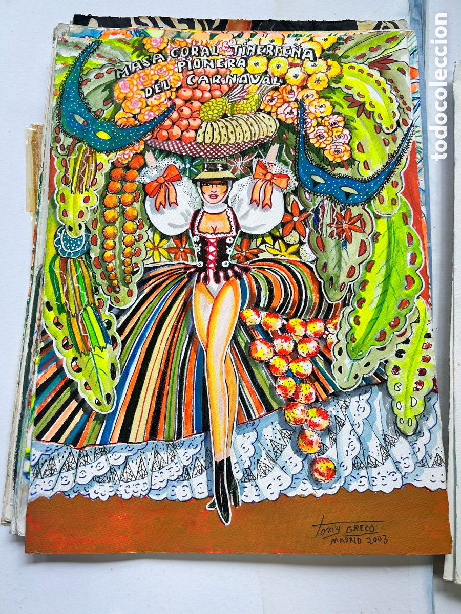 Otros objetos de arte: Colecci&oacute;n de 60 obras originales de Tony Greco - Foto 12