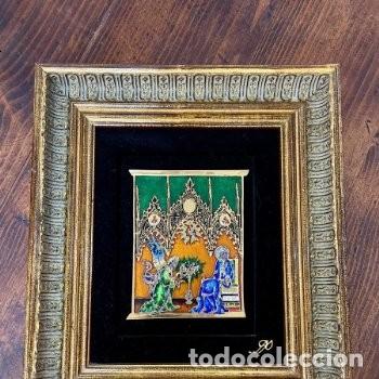 Arte: Esmalte vitrificado al horno con oro 24 kt &ndash; &laquo;Arte Espa&ntilde;ol&raquo; &ndash; Anunciaci&oacute;n &ndash; pieza firmada y numerada