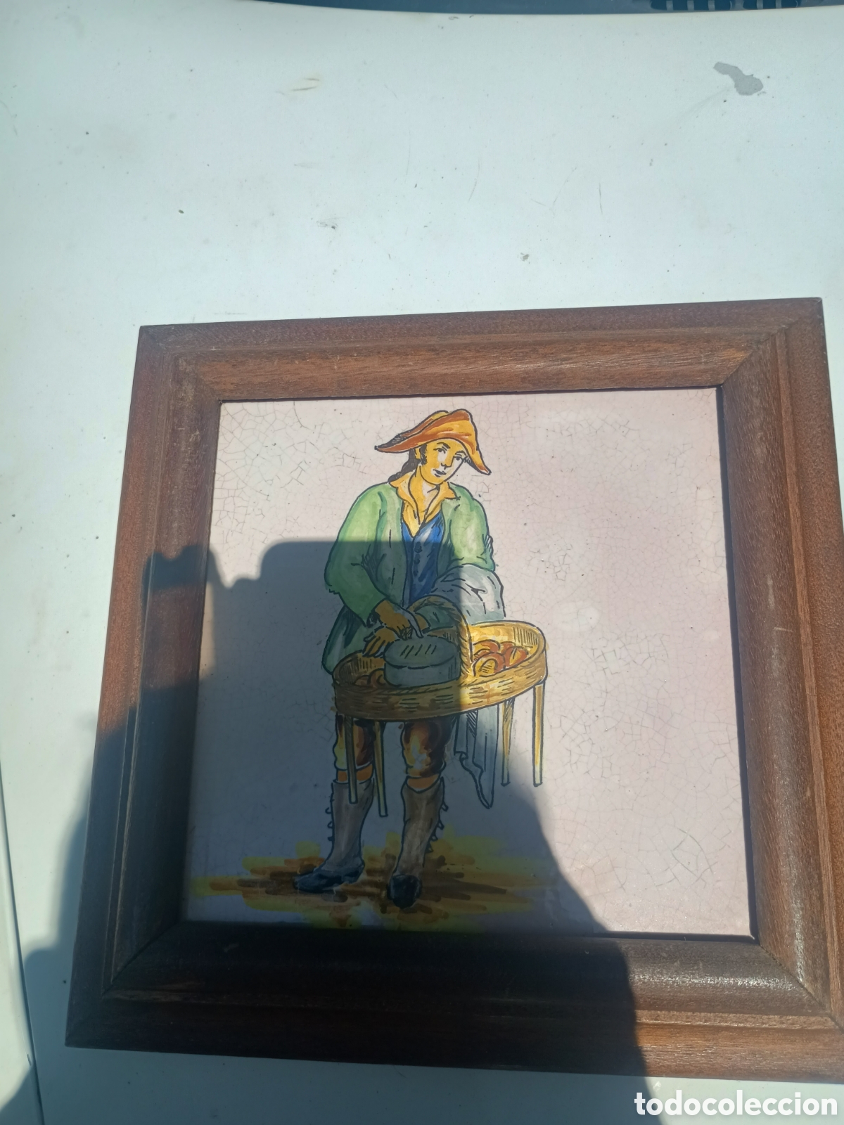Otros objetos de arte: Baldosa azulejo arte popular