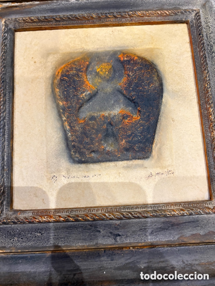 Otros objetos de arte: Cuadro de Alfonso Redondo Luque. Coleccion Cerrojos - Foto 2