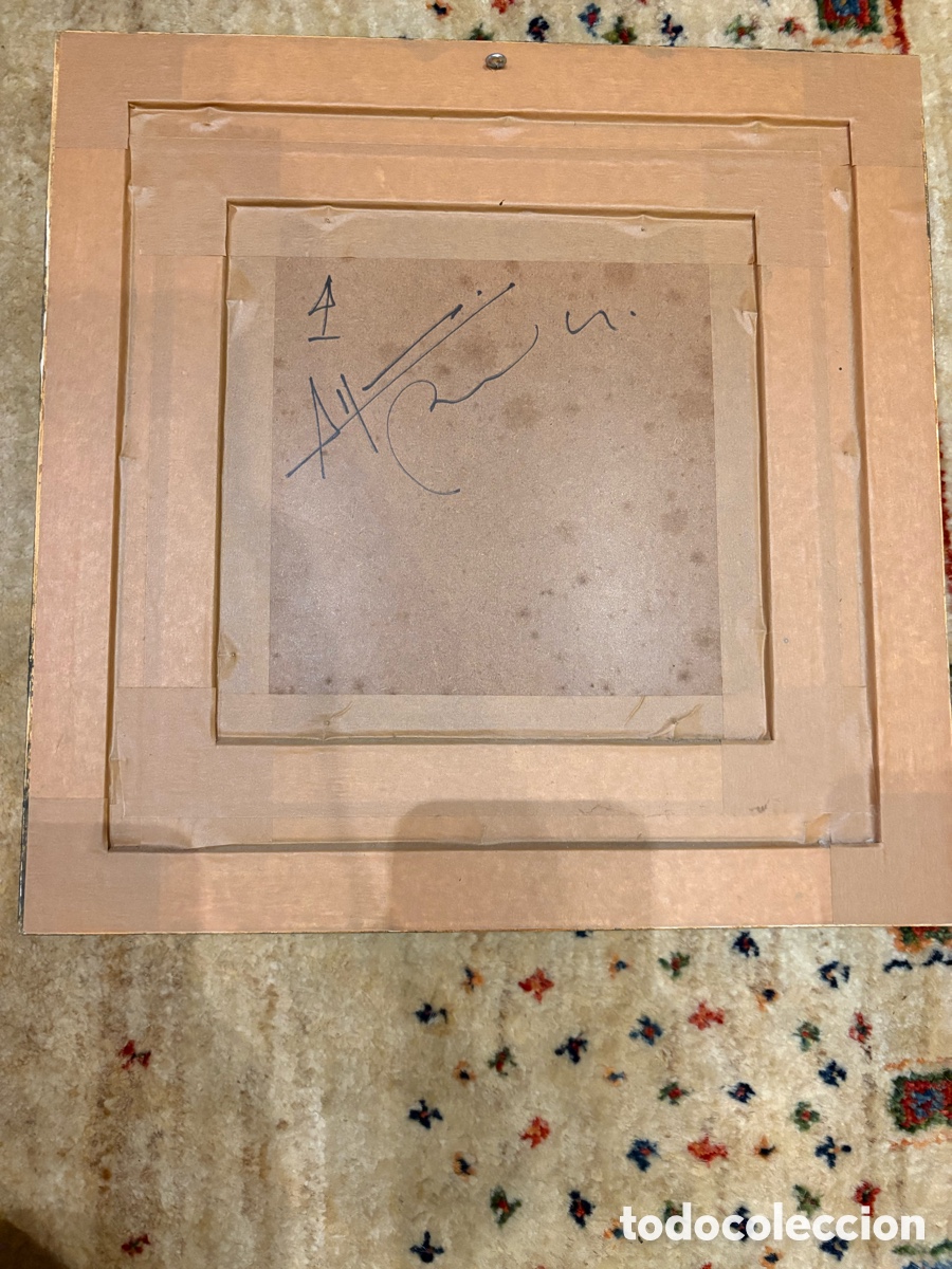 Otros objetos de arte: Cuadro de Alfonso Redondo Luque. Coleccion Cerrojos - Foto 5