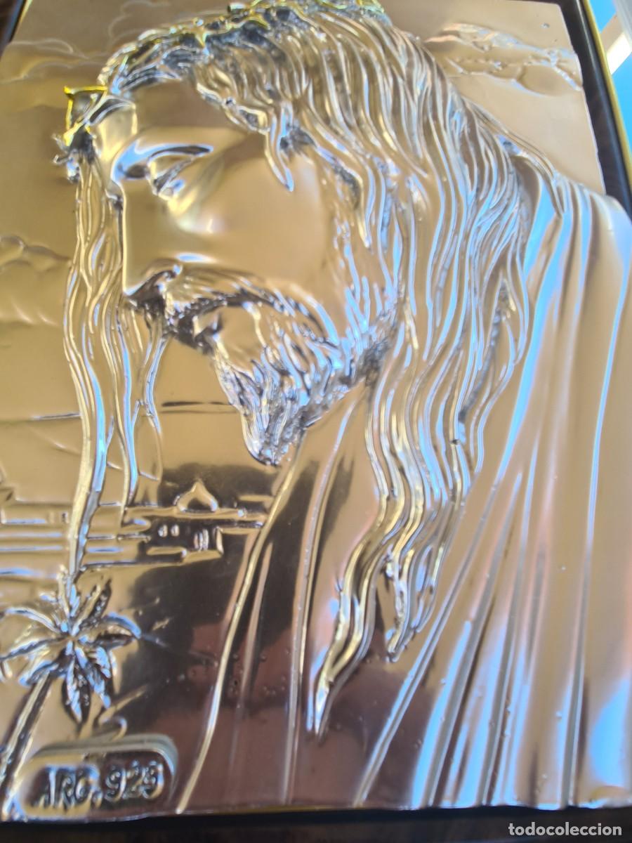 Otros objetos de arte: Cuadro de Jesucristo en plata