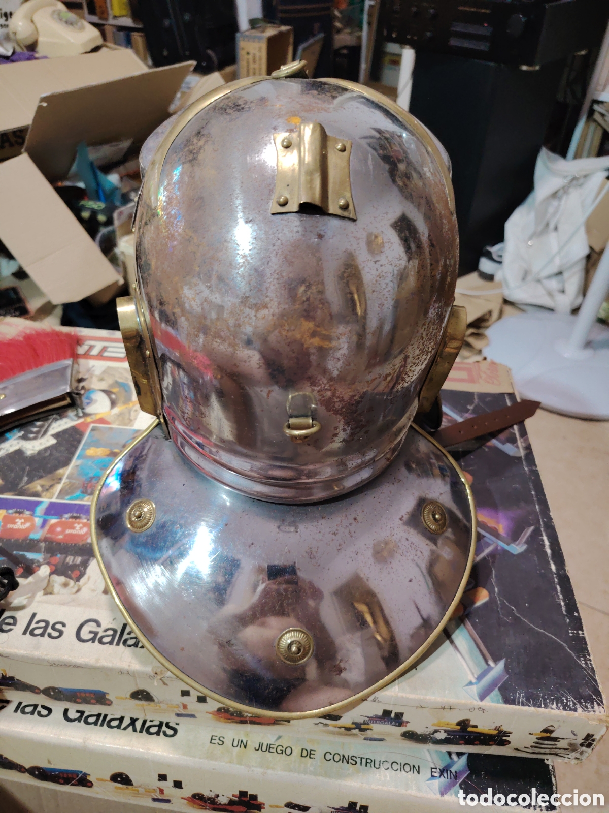 Otros objetos de arte: Gorro casco romano artesanal a tama&ntilde;o real - Foto 3
