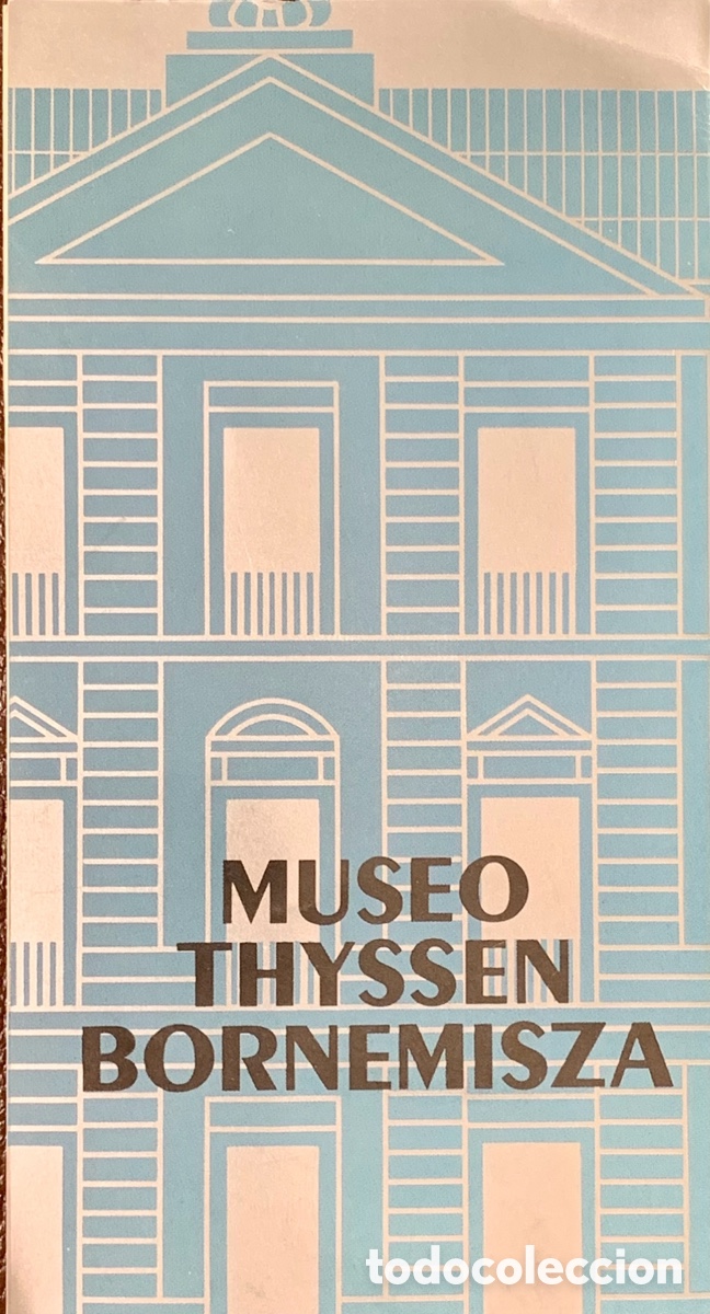 Otros objetos de arte: Folleto. Museo Thyssen Bornemizsa. Madrid. 1992.