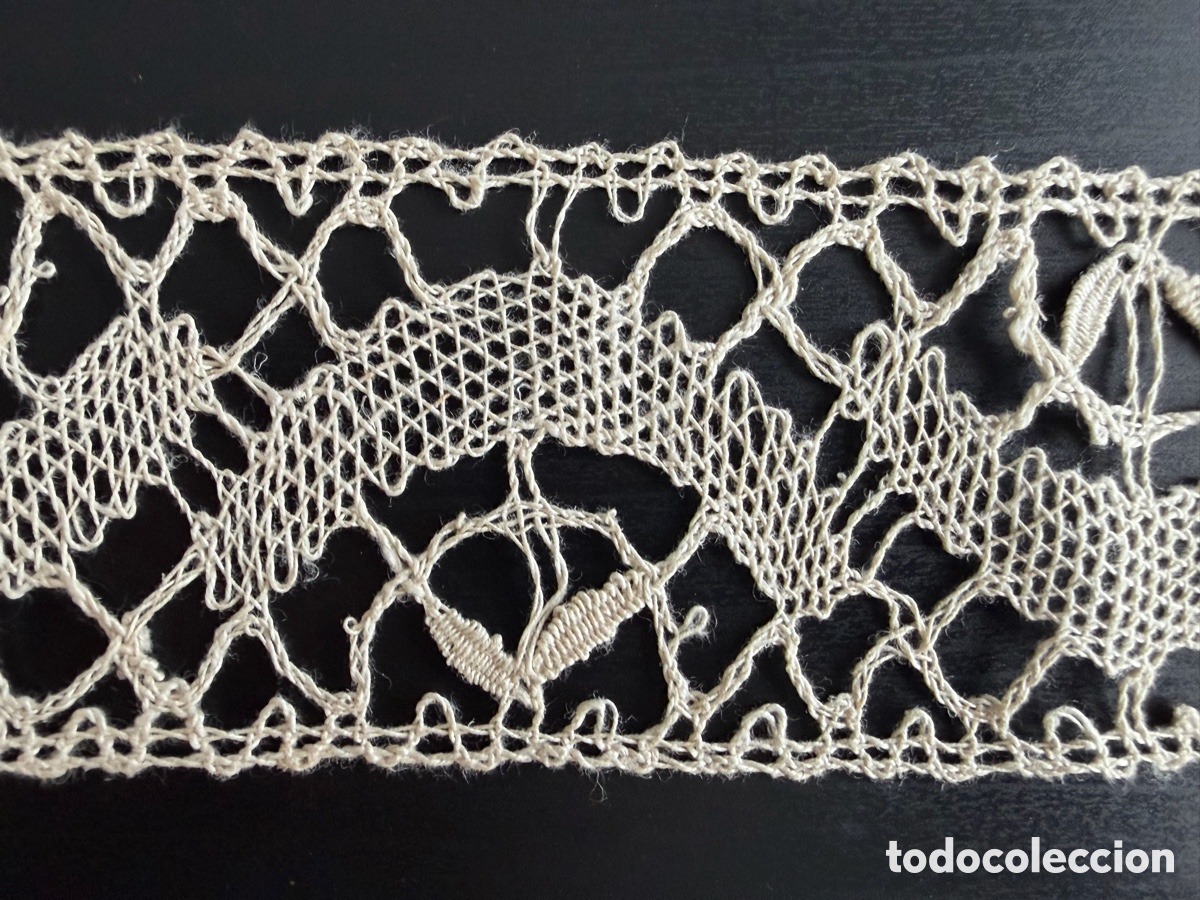 Otros objetos de arte: LOTE DE ENCAJES DE BOLILLOS - Foto 5