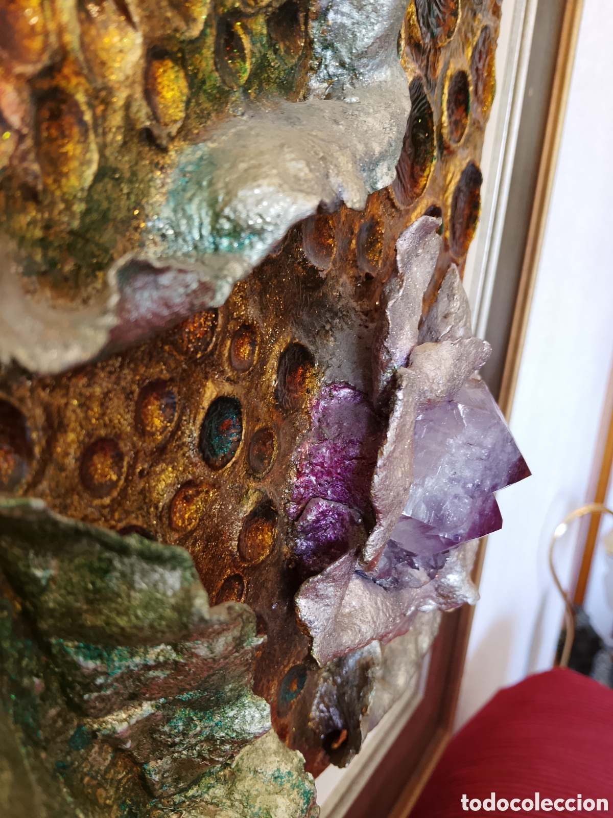 Otros objetos de arte: Cuadro piedras grandes semipreciosas - Foto 18