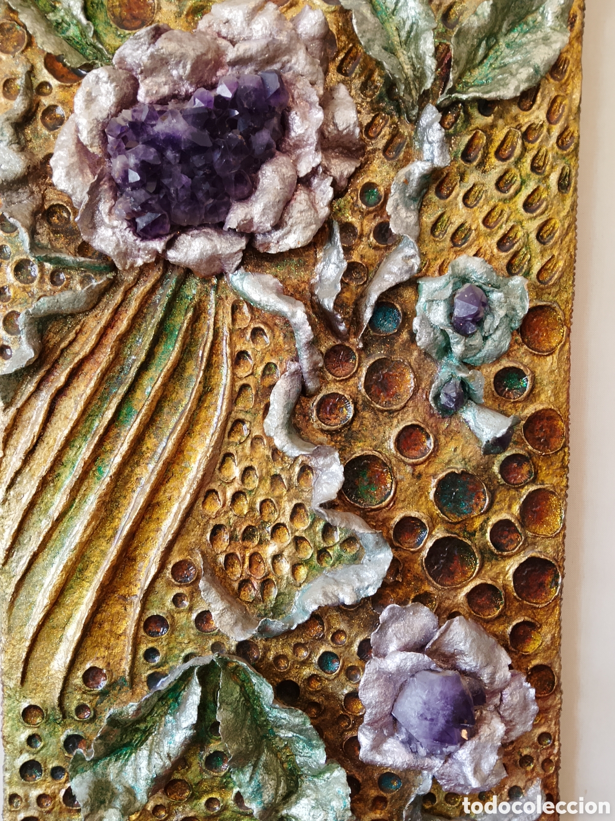 Otros objetos de arte: Cuadro piedras grandes semipreciosas - Foto 20