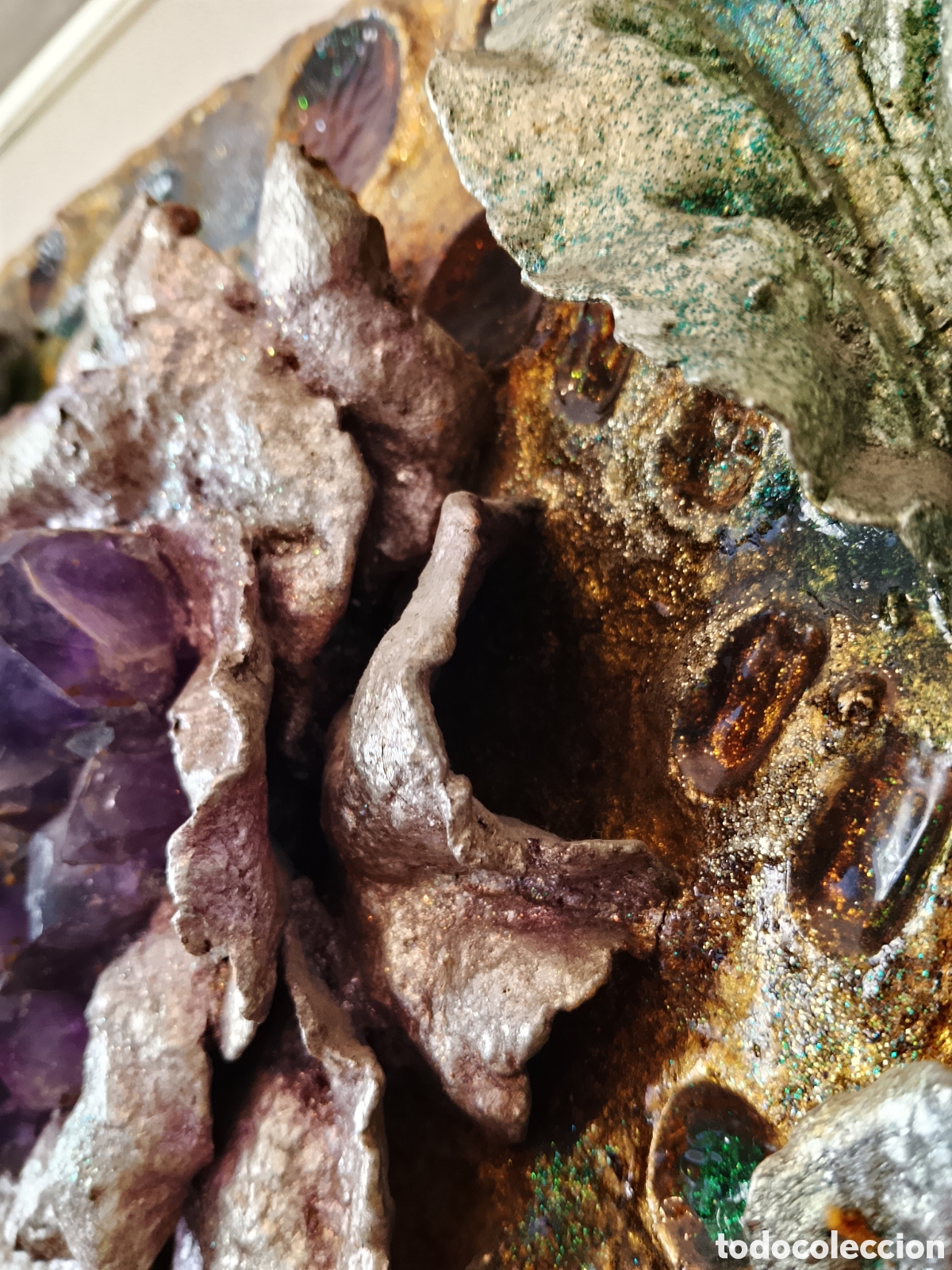 Otros objetos de arte: Cuadro piedras grandes semipreciosas - Foto 28
