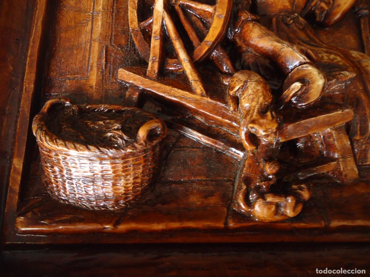 Otros objetos de arte: CUADRO DE ARTESANIA HOGAR CASTELLANO - Foto 4