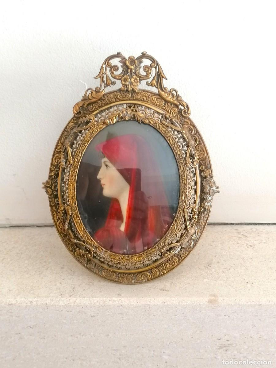 Otros objetos de arte: Retrato en miniatura a&ntilde;o ca. 1940
