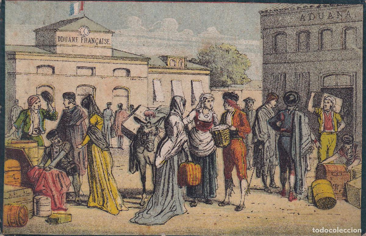 Otros objetos de arte: ESCENA FRANCESA COLOREADA (c.1850) - Foto 1