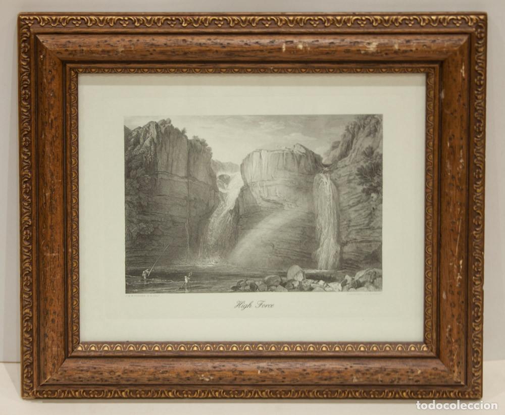 Otros objetos de arte: CUADRO REPRODUCCION DE J. M . W. TURNER. HIGH FORCE.