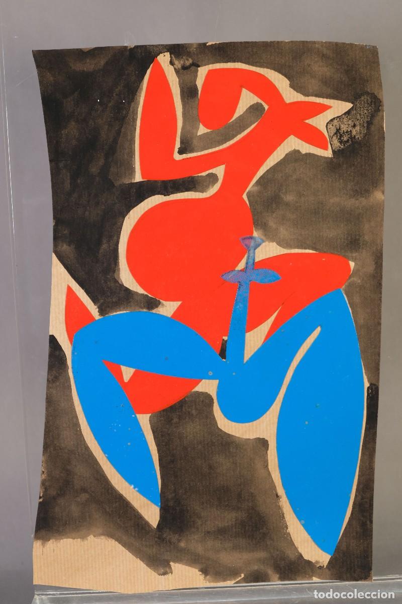 Otros objetos de arte: T&eacute;cnica mixta sobre papel Composici&oacute;n siglo XX