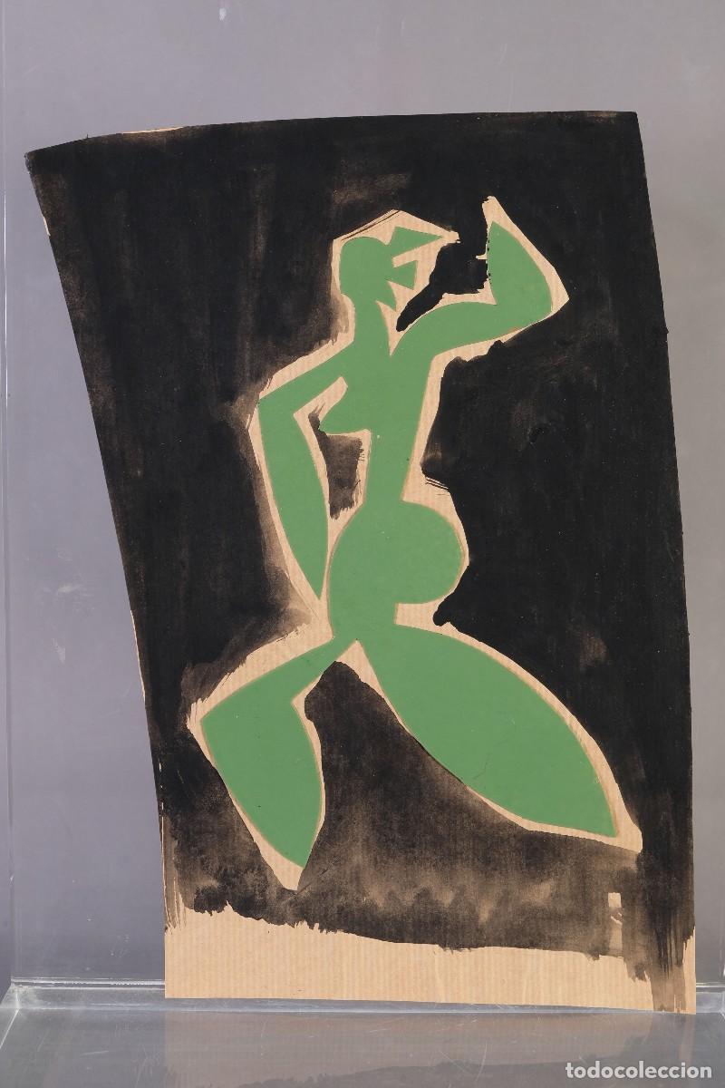 Otros objetos de arte: T&eacute;cnica mixta sobre papel Composici&oacute;n siglo XX