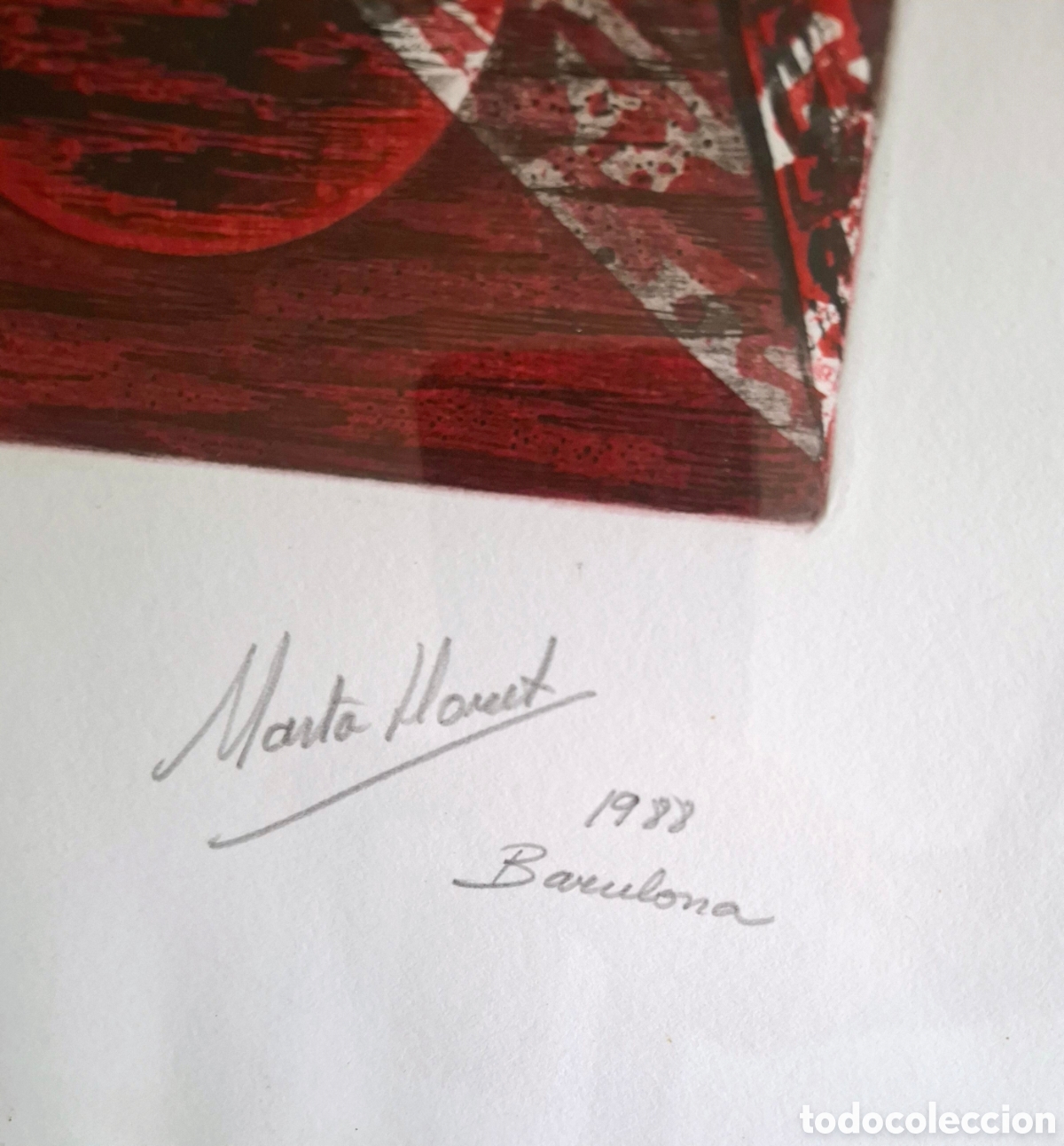 Otros objetos de arte: 2 cuadros de Marta Lloret Barcelona - Foto 3