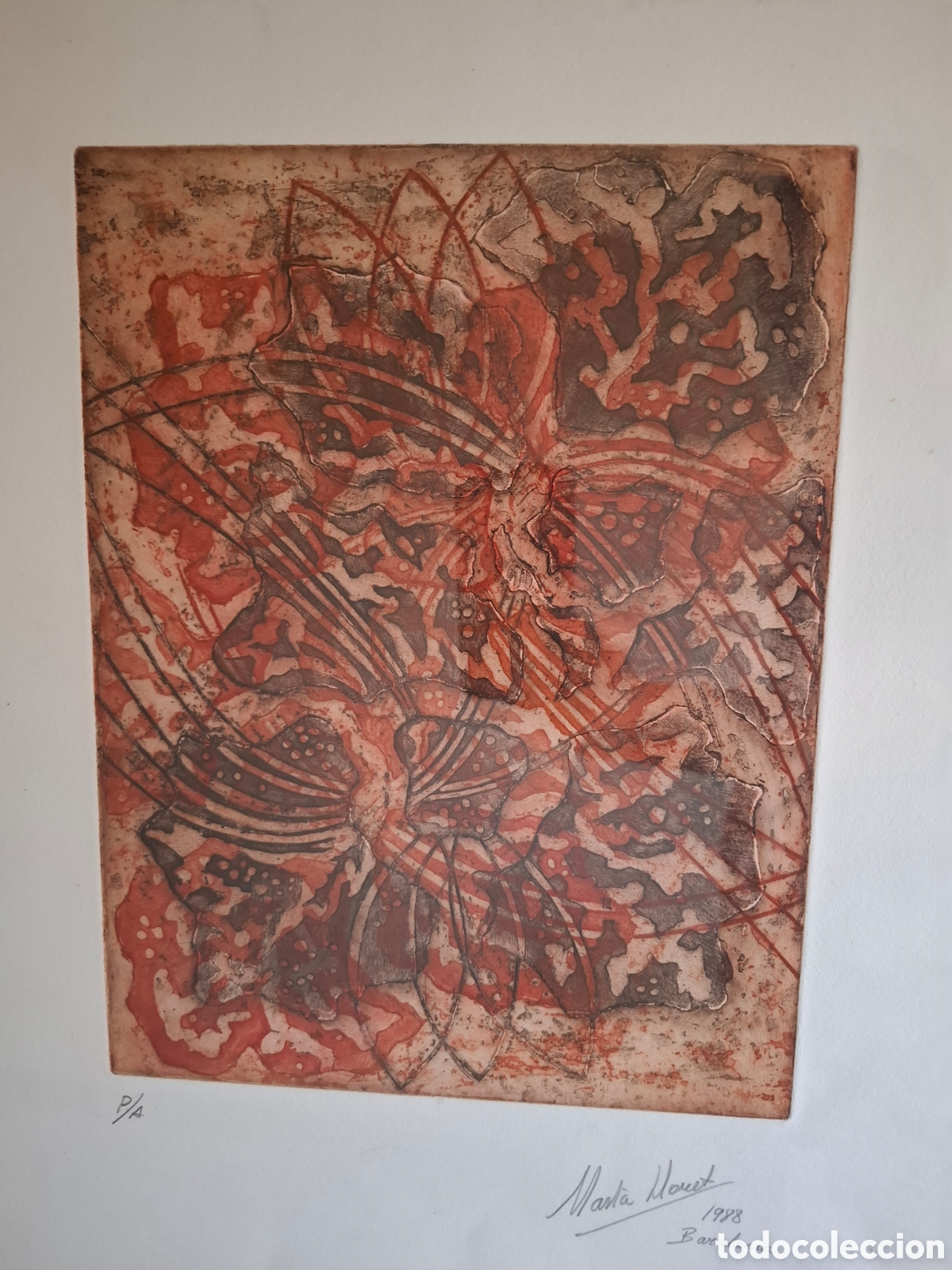 Otros objetos de arte: 2 cuadros de Marta Lloret Barcelona - Foto 5