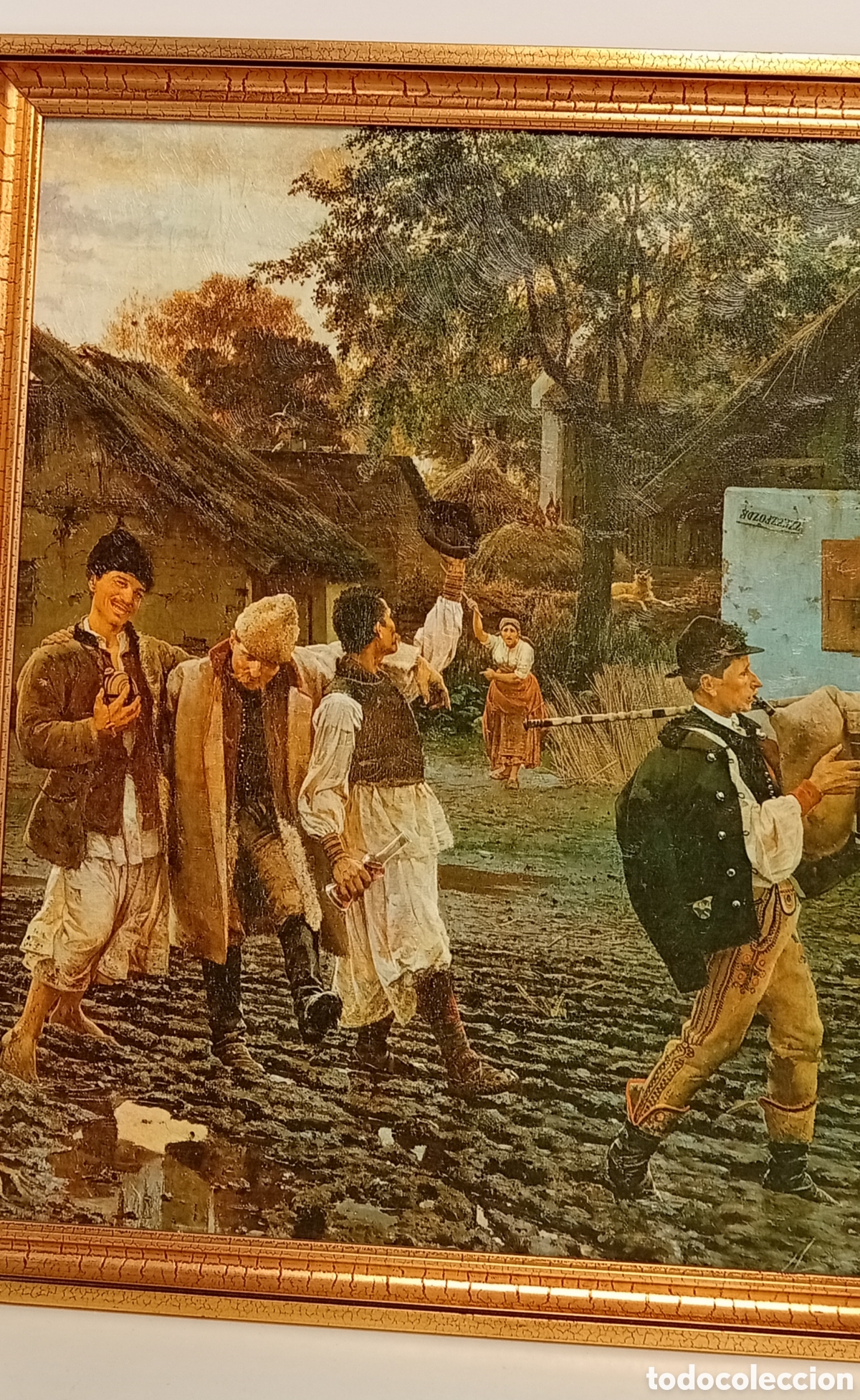 Otros objetos de arte: .CUADRO DE VESELA BRACA REPRODUCCION - Foto 2