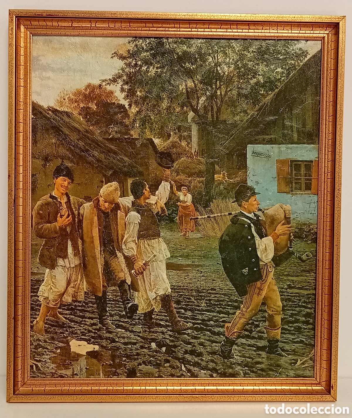 Otros objetos de arte: .CUADRO DE VESELA BRACA REPRODUCCION - Foto 1