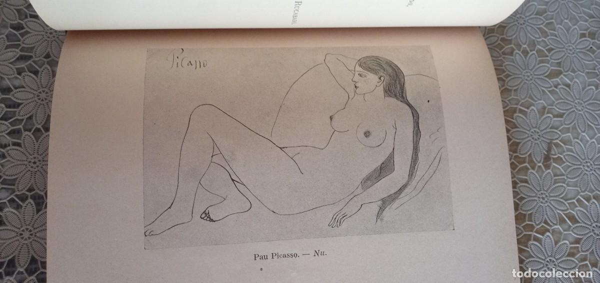 Otros objetos de arte: Almanac de 1918 con primera ilustraci&oacute;n de Joan Mir&oacute; publicada y dibujo de Picasso