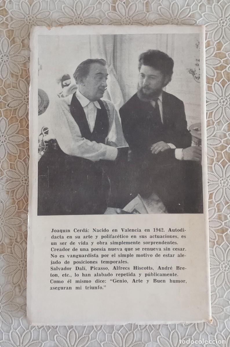 Otros objetos de arte: raro libro de poemas con 20 ilustraciones de Julio Viera foto autor amigo de Salvador Dal&iacute; y Picasso