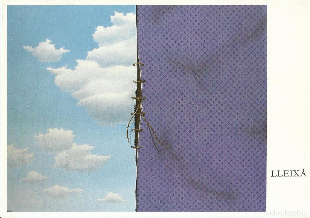 Otros objetos de arte: Lleix&agrave;. D&iacute;ptico Invitaci&oacute;n Exposici&oacute;n. Calart Ginebra 1981. Luis Callejo. 15x21 cm. 30x21 cm abierto