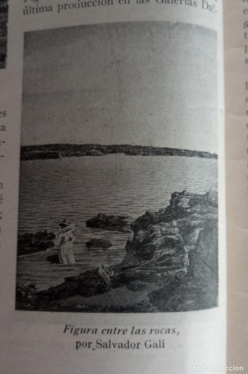 Otros objetos de arte: revista 1927 reportaje apeles Mestres y dibujo pintor Salvador Dal&iacute; obra exposici&oacute;n Galerias Dalmau