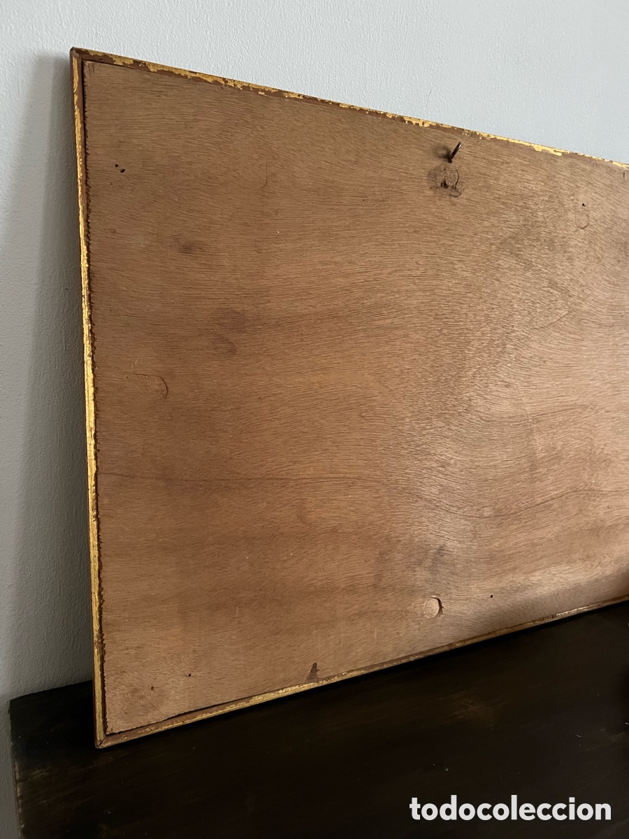 Otros objetos de arte: Cuadro madera escena Carlos V - Foto 6