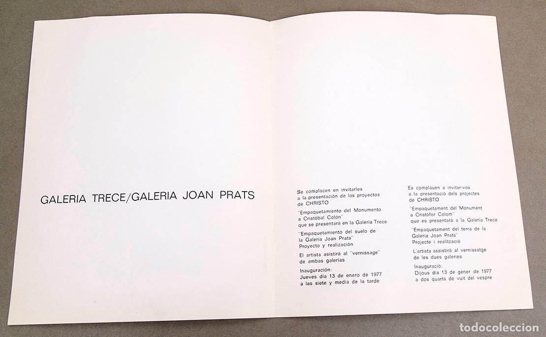 Otros objetos de arte: CHRISTO - GALERIA TRECE - 1973 - Foto 3