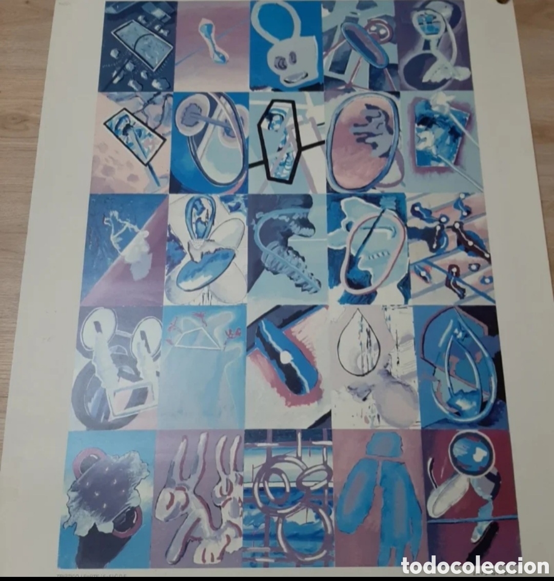 Otros objetos de arte: Poster triptico I Luis Gordillo
