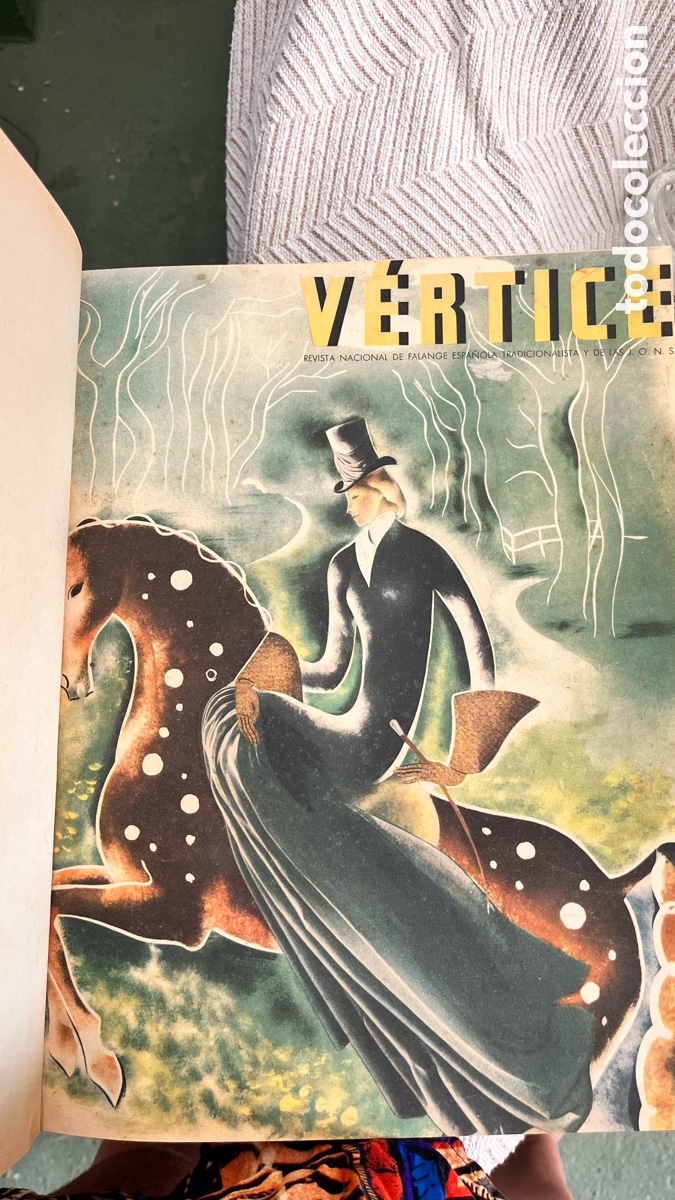Otros objetos de arte: V&eacute;rtice falangista 4 tomos - Foto 4