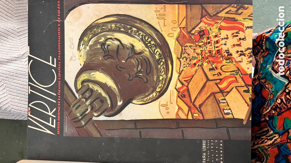Otros objetos de arte: V&eacute;rtice falangista 4 tomos - Foto 8