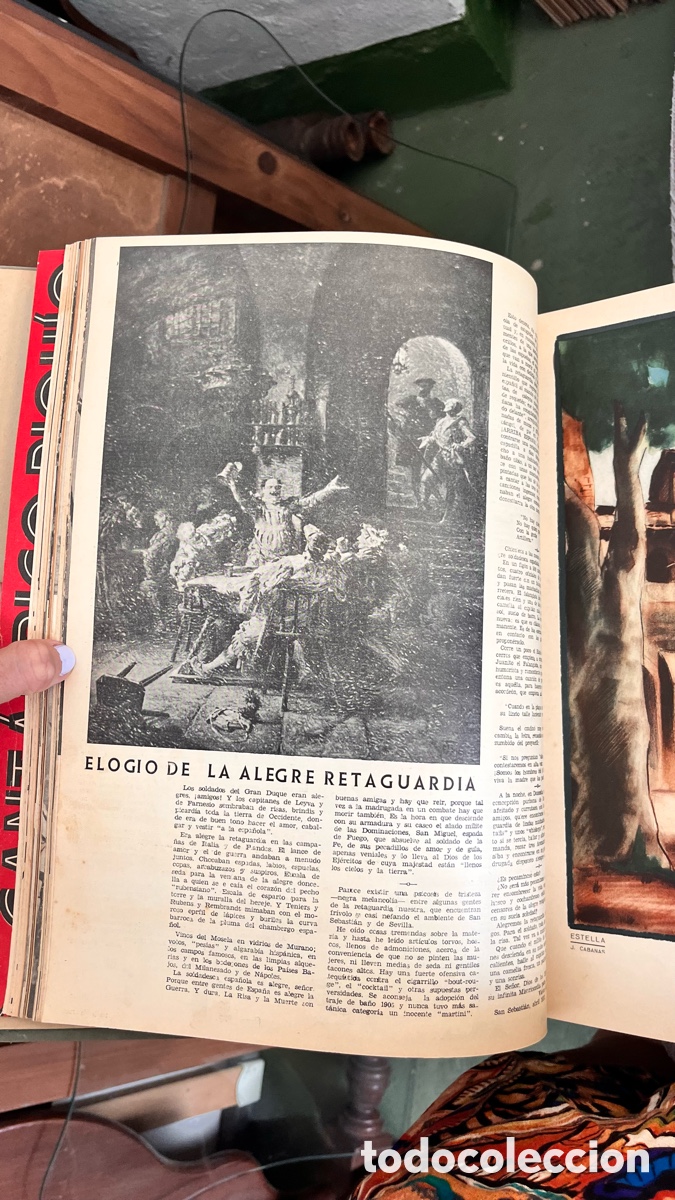 Otros objetos de arte: V&eacute;rtice falangista 4 tomos - Foto 9