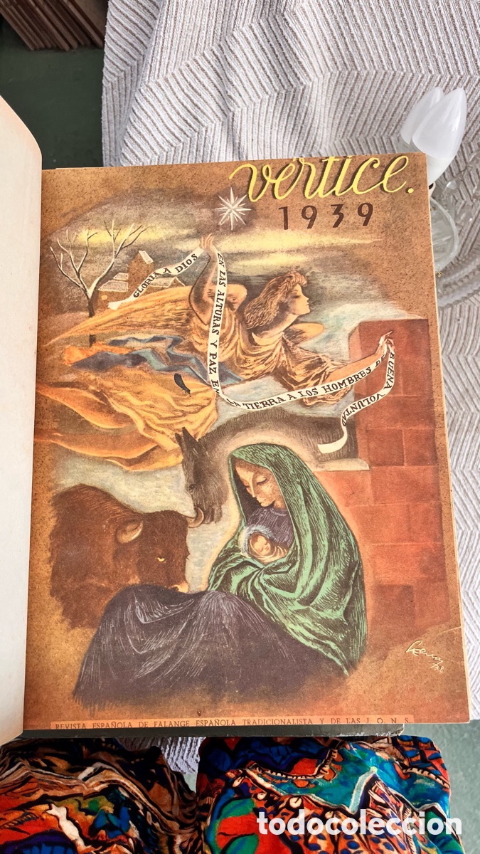 Otros objetos de arte: V&eacute;rtice falangista 4 tomos - Foto 12